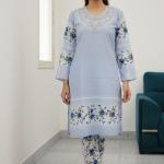 Women’s Printed Co-Ord Set – Stylish Top & Matching Pants Outfit