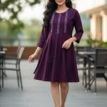 Women’s Stylish One-Piece Dress – Comfortable Daily & Casual Wear